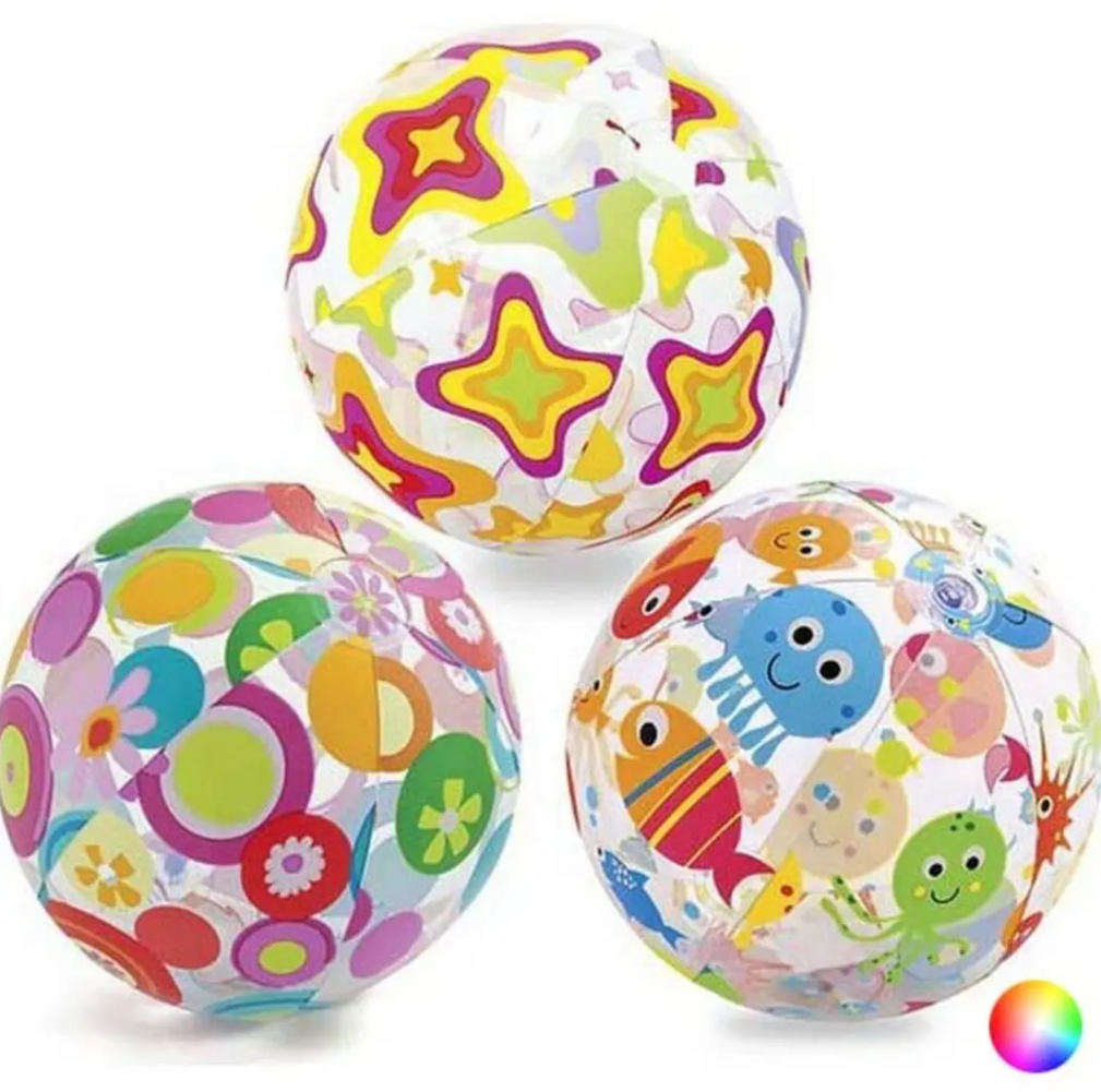 Inflatable Ball Intex 59040NP 51 cm White Multicolour